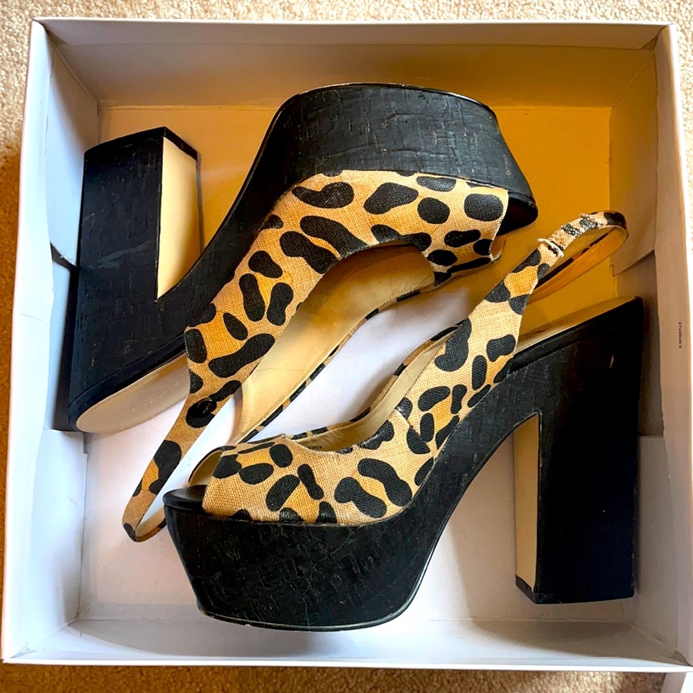 Calvin Klein platforms size 8